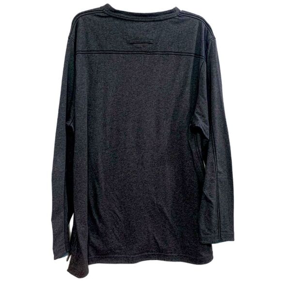 Robert Graham Shirt Men’s 2XL/2TG Dark Gray 100% COTTON Long Sleeve Crewneck. - Picture 2 of 11